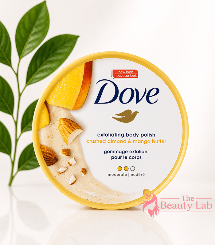 Dove Exfoliating Body Polish – Crushed Almond & Mango Butter-298gm (Slovakia) Dove Exfoliating Body Polish – Crushed Almond & Mango Butter-298gm (Slovakia)